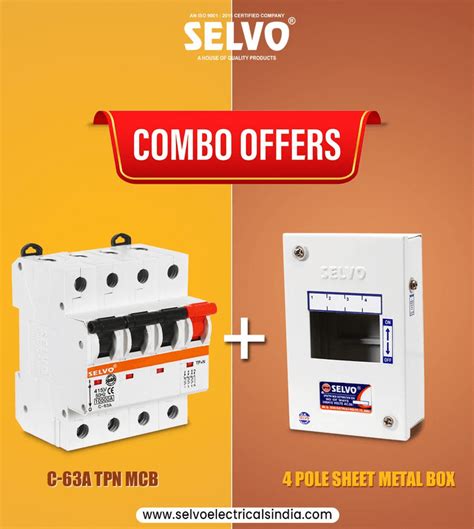 selvo 4 pole metal box